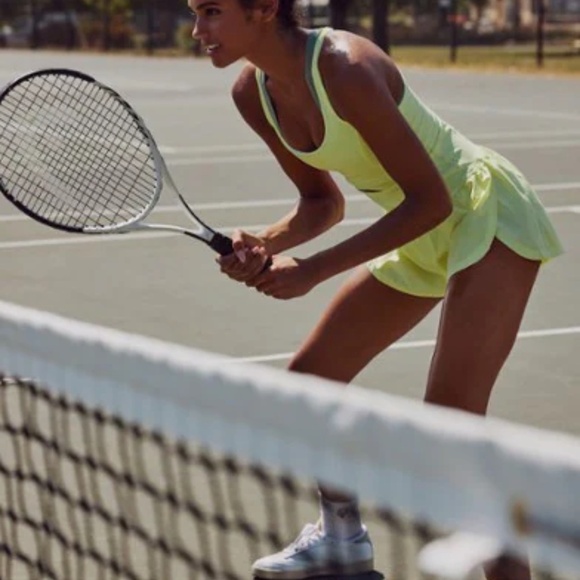 FP Movement  Righteous Runsie Romper - Women's in Sour Citrus NTW  SEXY ATHLETIC - Picture 8 of 9